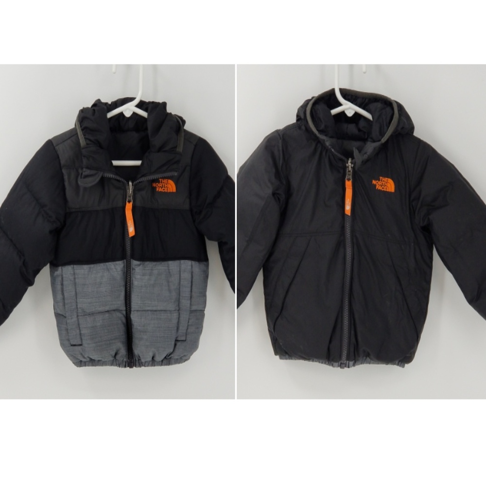 The North Face Reversible Winter Goose Down Jacket puffer 2T Moondoggy 550 fill